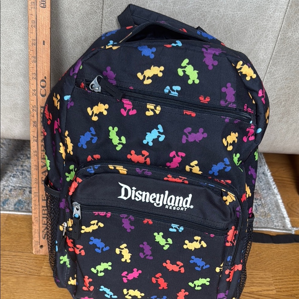 Colorful Mickey Mouse Pattern Backpack - Picture 7 of 8